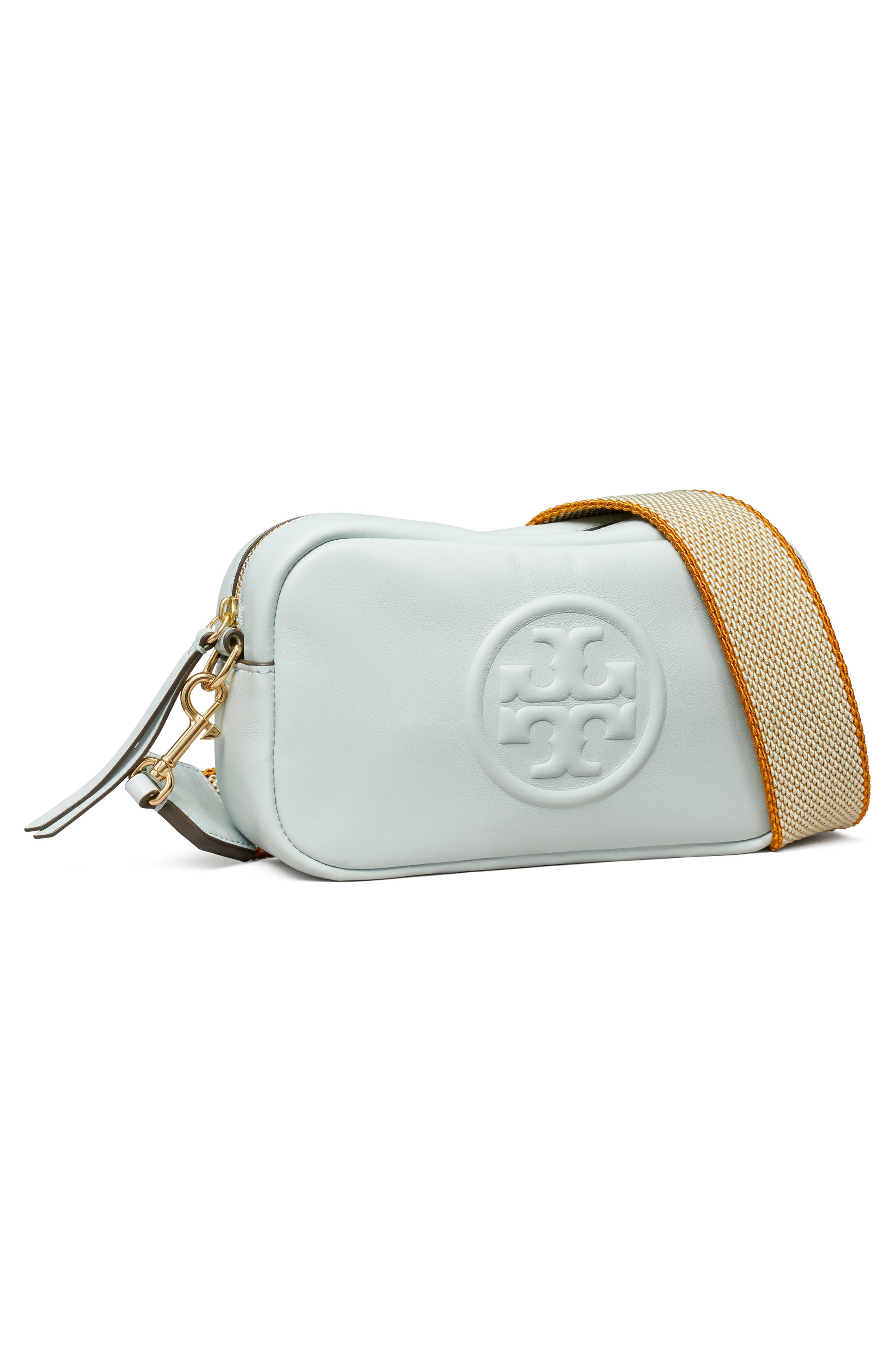 Mini Miller Soft Leather Crossbody Bag, Alternate, color, LIGHT SEA