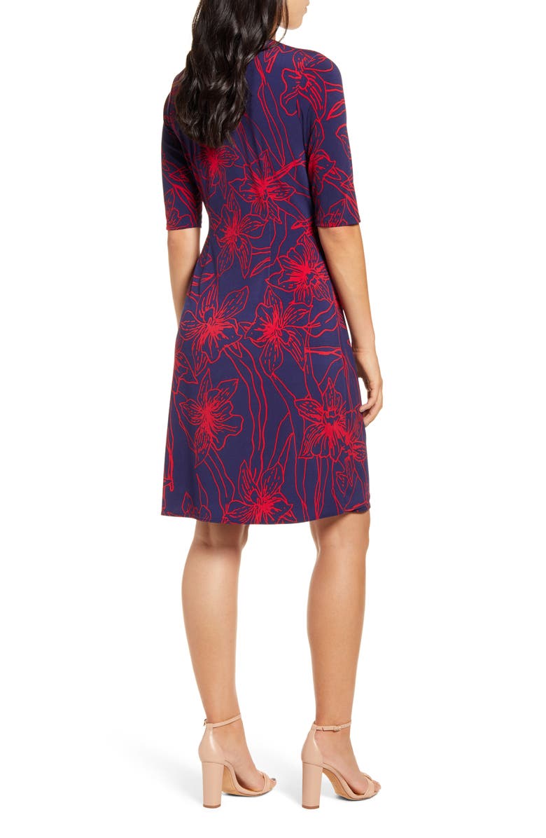 Tommy Bahama Vista Blooms Wrap Front Dress, Alternate, color,