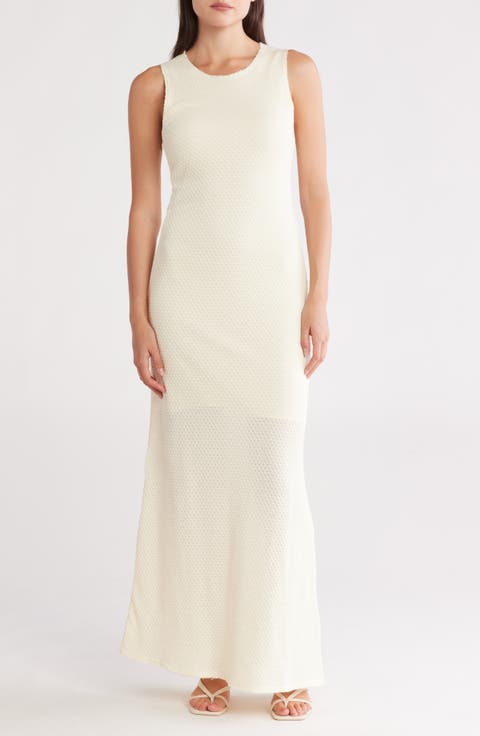 Carine Texture Knit Maxi Dress