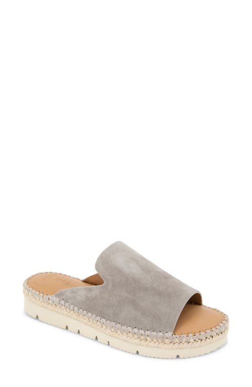 Shop Gentle Souls By Kenneth Cole Gentle Souls Leilani Slide Sandal In Dark Taupe Suede