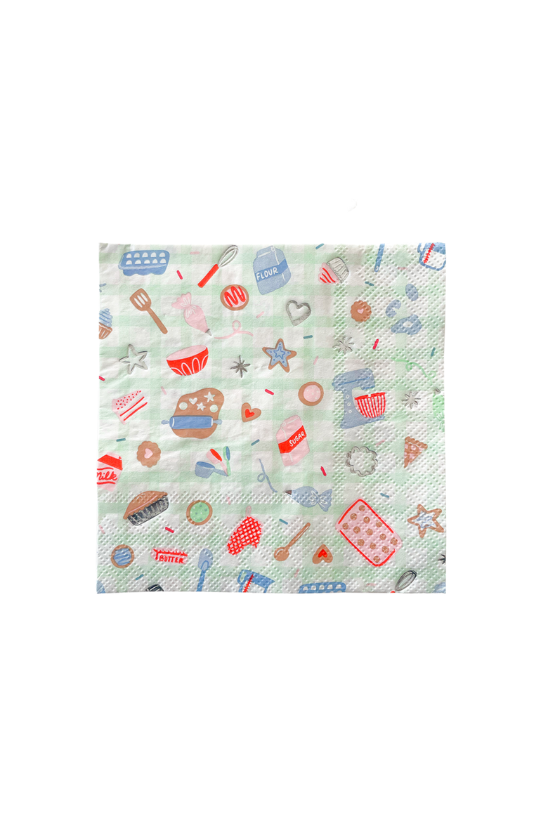 Daydream Society Baking Spirits Bright Christmas Baking Petite Napkins, Main, color, Assorted Pre-Pack