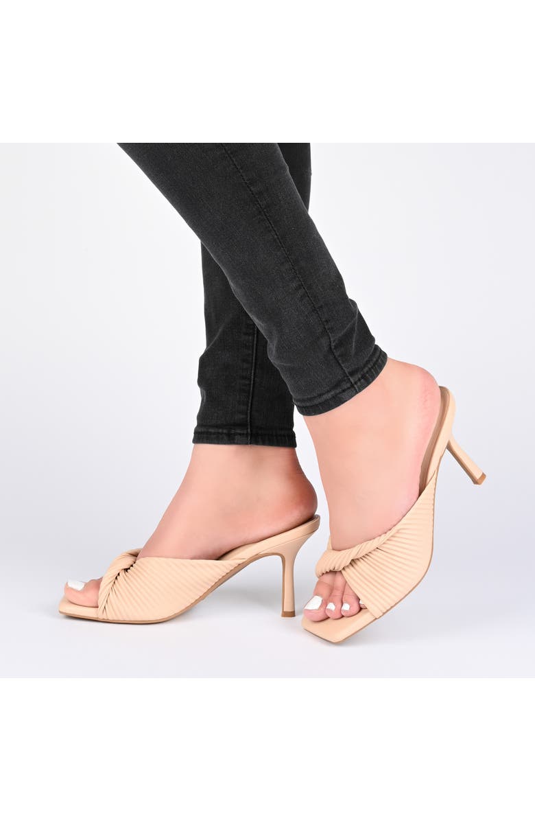 Journee Collection Greer Twist Sandal, Alternate, color, Black