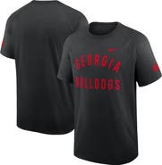 Nike Men's Nike Black Georgia Bulldogs Ready Raglan Premium Performance T-Shirt