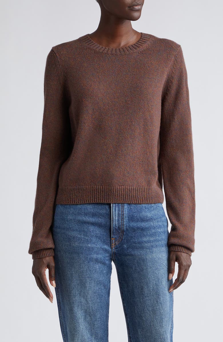 Khaite Diletta Cashmere Crewneck Sweater, Main, color, 