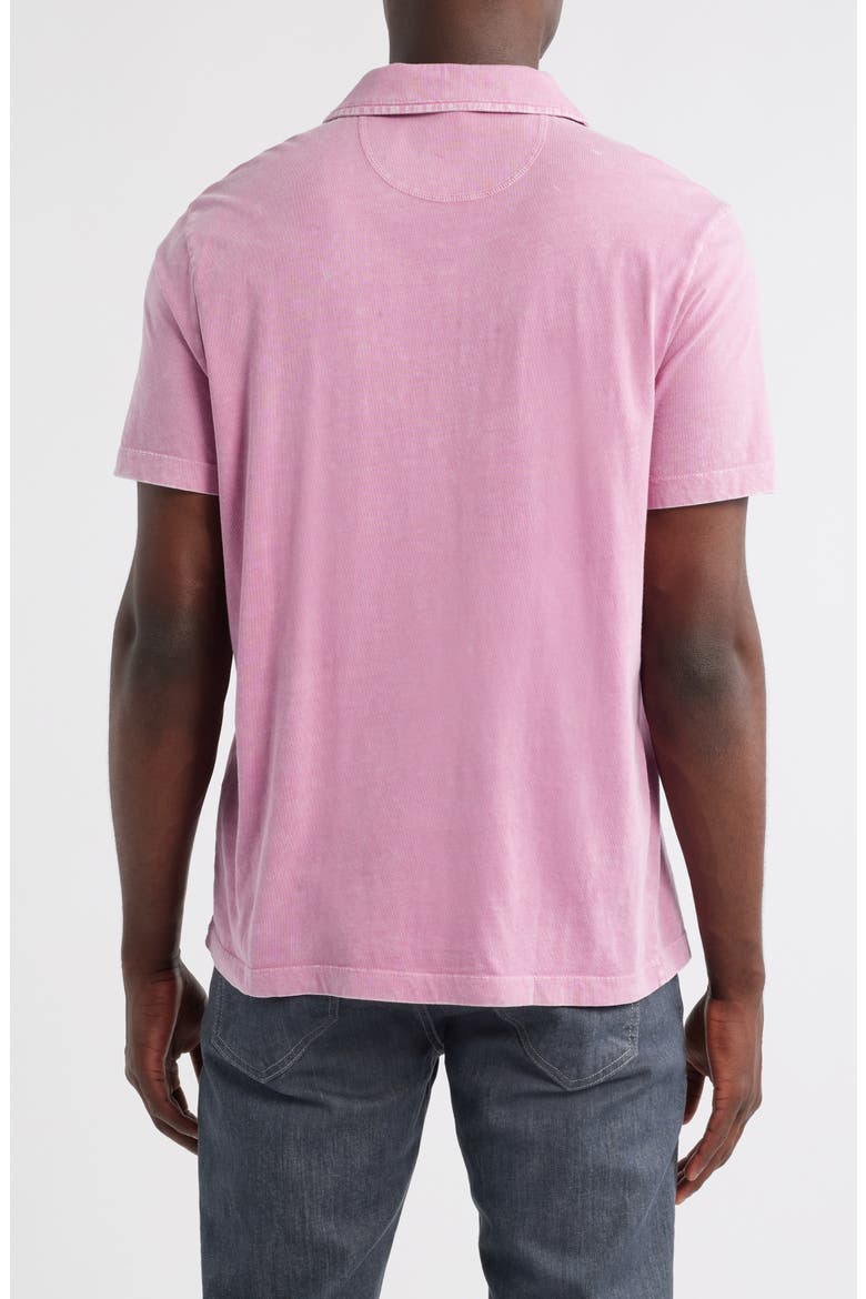 Jared Mineral Wash Cotton Polo, Alternate, color, CHERRY BLOSSOM