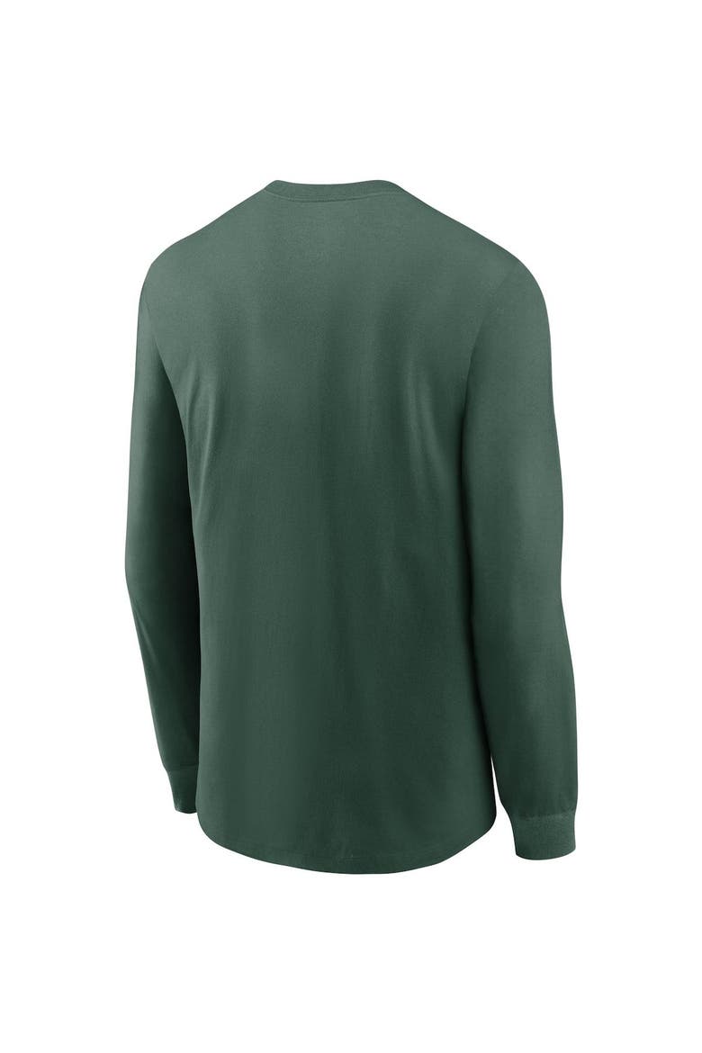 Men's Nike Green Green Bay Packers Primary Logo Long Sleeve T-Shirt, Alternate, color, Green
