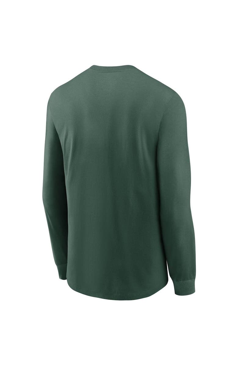 Nike Men's Nike Green Green Bay Packers Primary Logo Long Sleeve T-Shirt, Alternate, color, Green