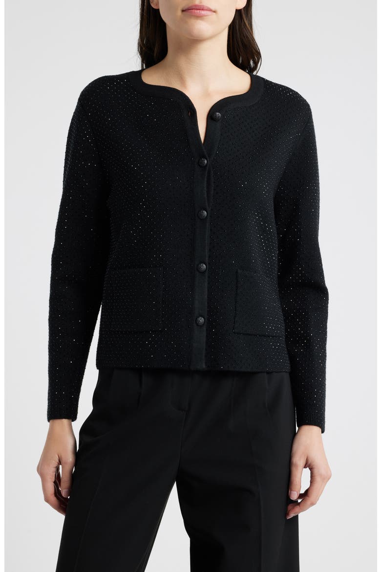 Lois Cardigan, Main, color, BLACK