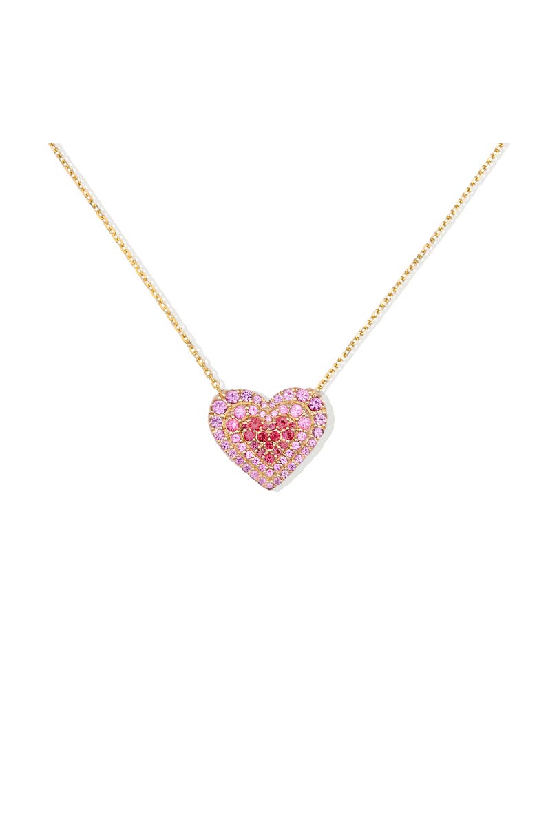 Campbell + Charlotte Juju Heart Charm Necklace, Main, color, Gold