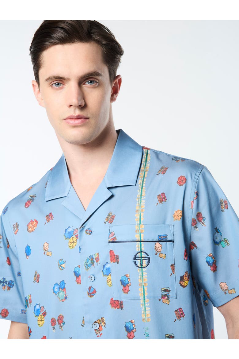 Tosca Cabana Shirt, Alternate, color, FADED DENIM