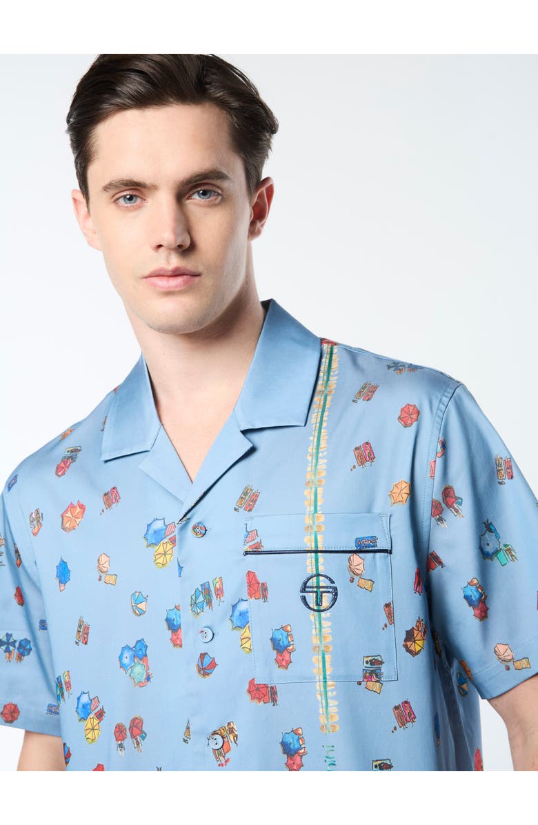 Sergio Tacchini Tosca Cabana Shirt, Alternate, color, Faded Denim