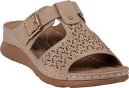 GOOD CHOICE NEW YORK Loni Platform Wedge Sandal