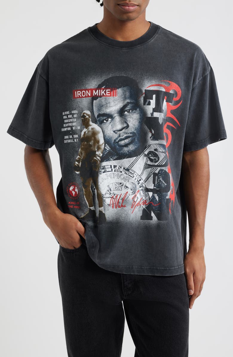 ID Supply Co Iron Mike Graphic T-Shirt, Main, color, Washed Black