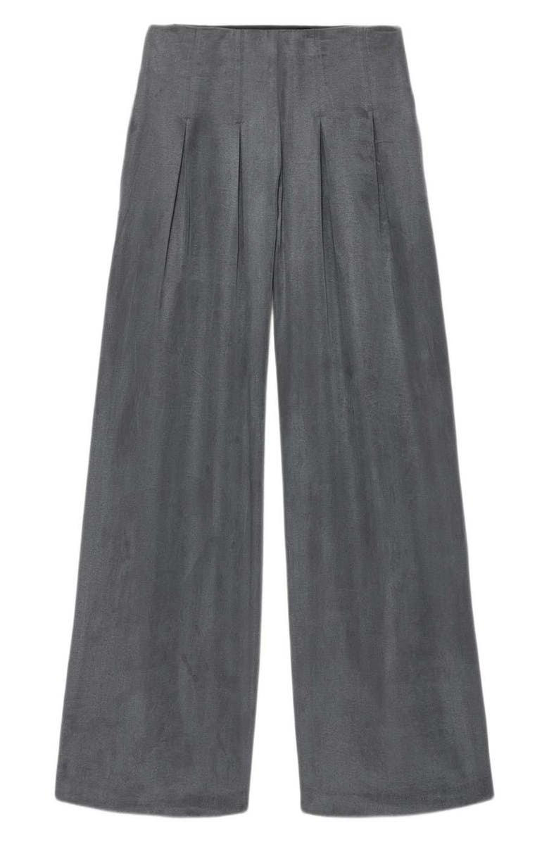 AllSaints Marrlo Wide Leg Pants, Alternate, color, Graphite Blue