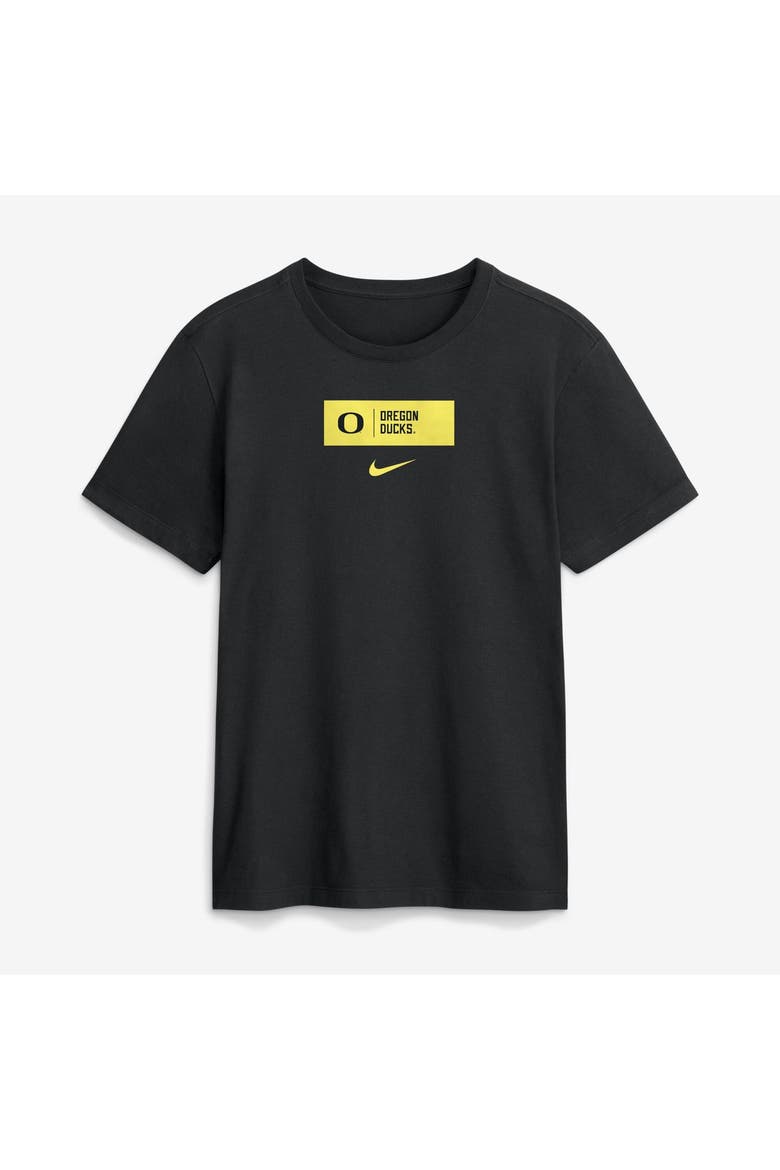 Men's Nike Black Oregon Ducks Primetime Crew T-Shirt, Alternate, color, Black
