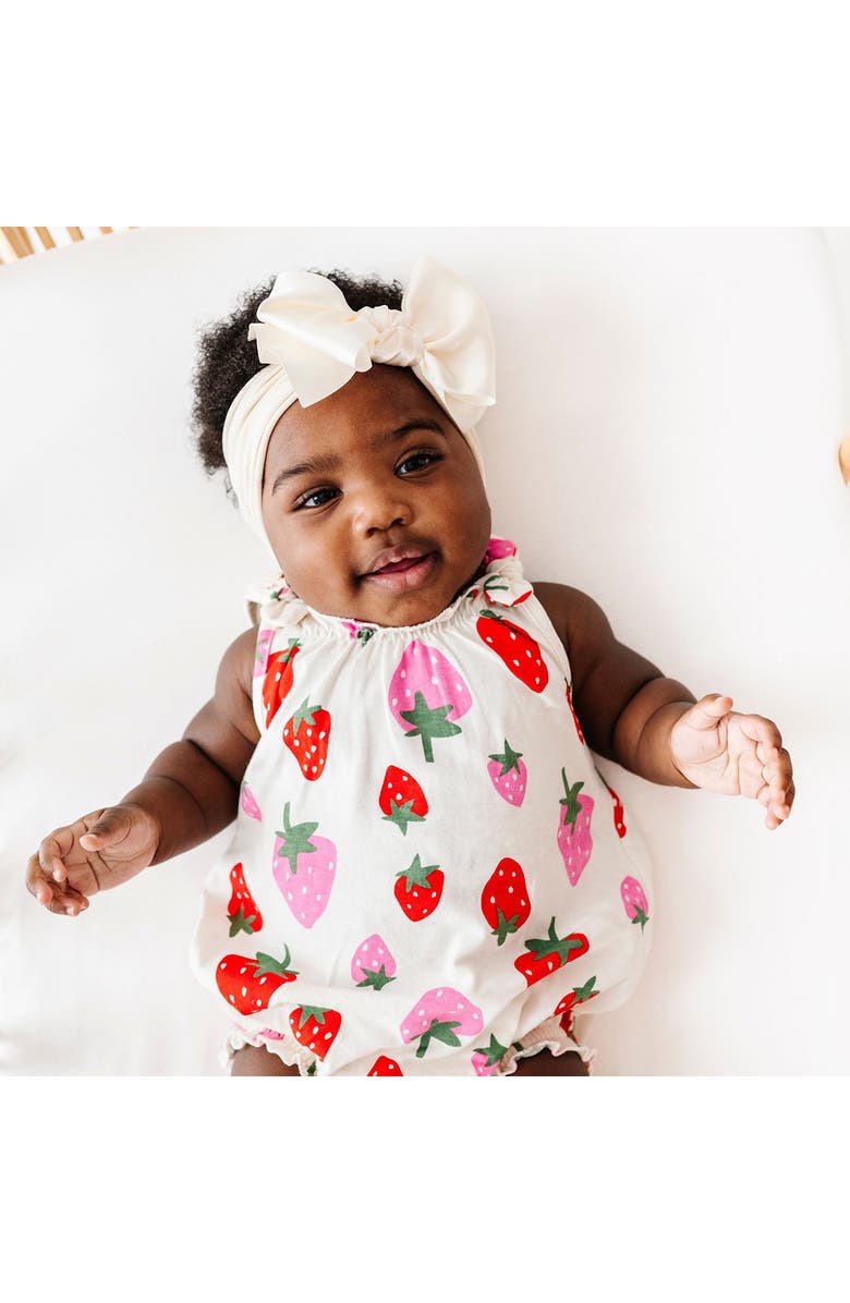 Baby Bling 2-Pack Fab Bow Satin Headbands, Alternate, color, Petal Oatmeal