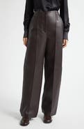 A.L.C. Liam Pintuck Wide Leg Leather Pants