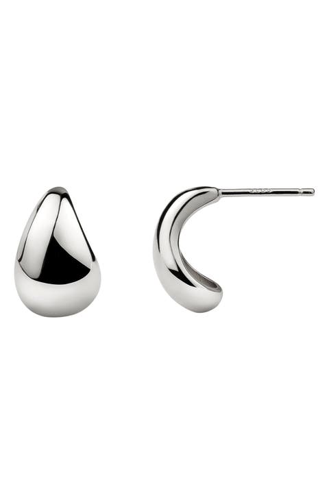 Gloss Drop Stud Earrings