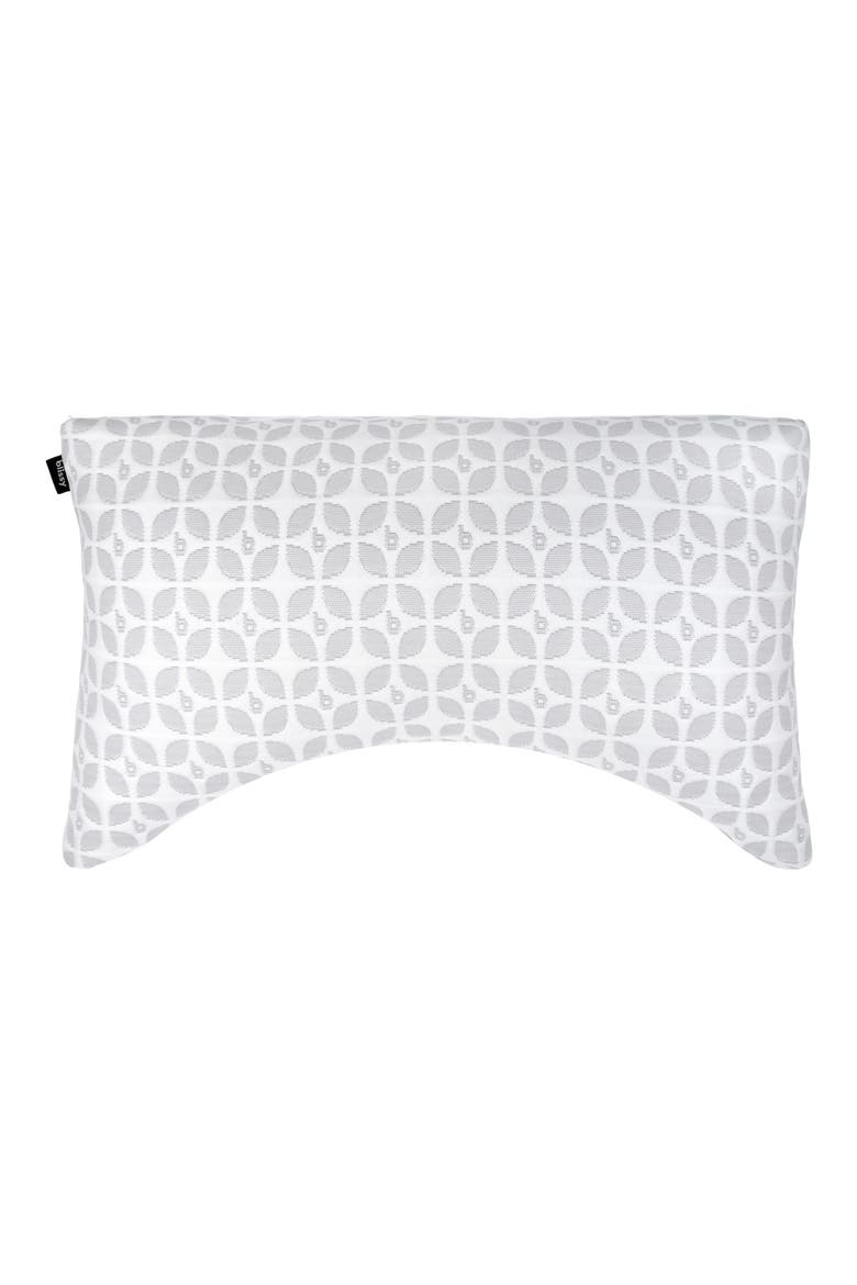 Adjustable Crescent Pillow, Main, color, WHITE