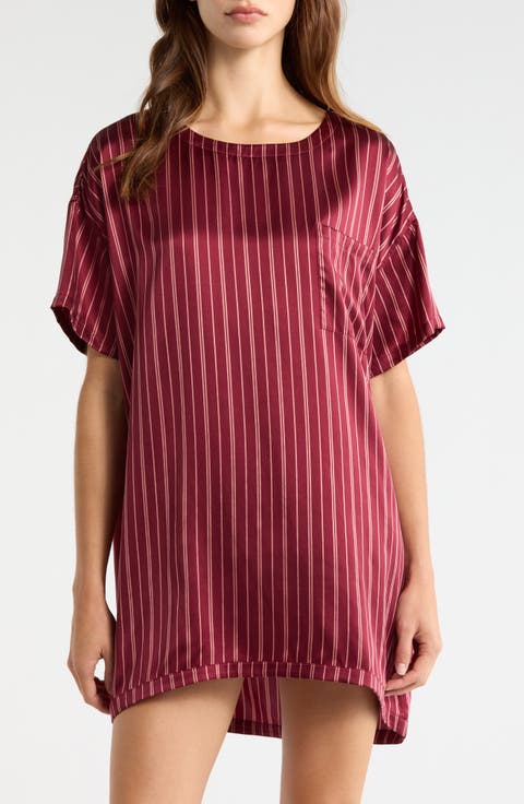 Oversize Silk Sleepshirt