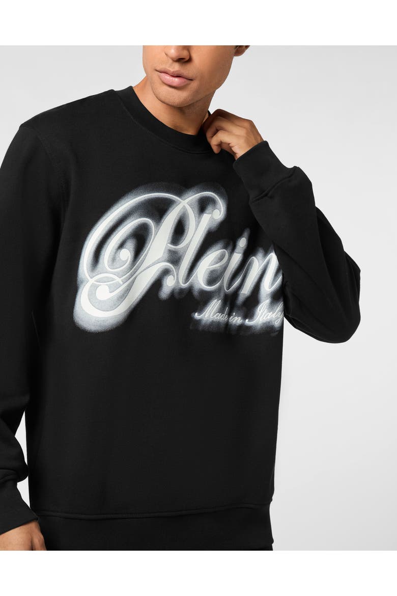 Sweatshirt Blur Signature Men, Alternate, color, black