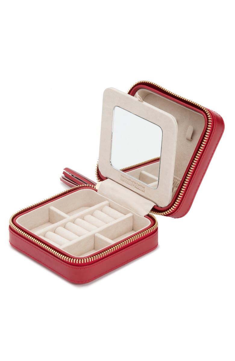 WOLF Caroline Zip Travel Case, Alternate, color, Red