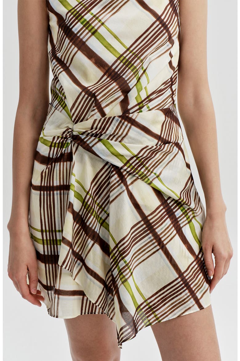 Dea Sleeveless Minidress, Alternate, color, BUTTER/ GANACHE