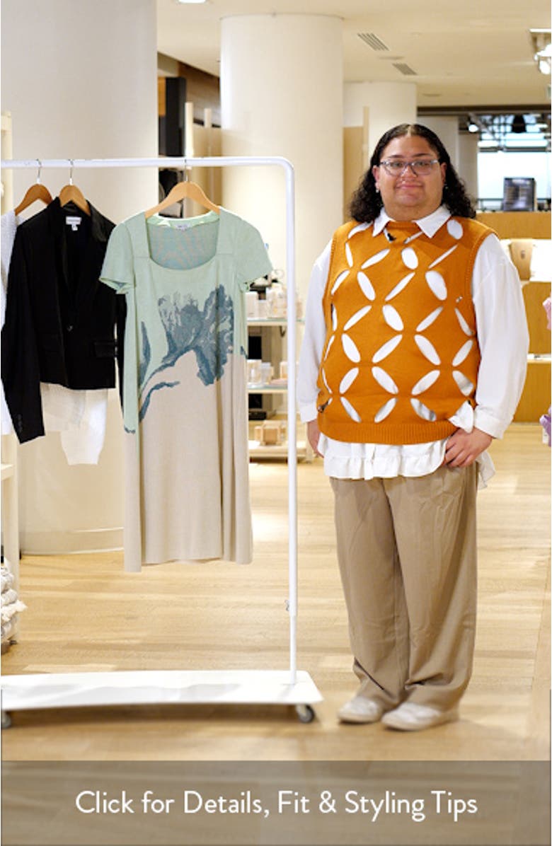 Floral Jacquard Minidress, sales video thumbnail