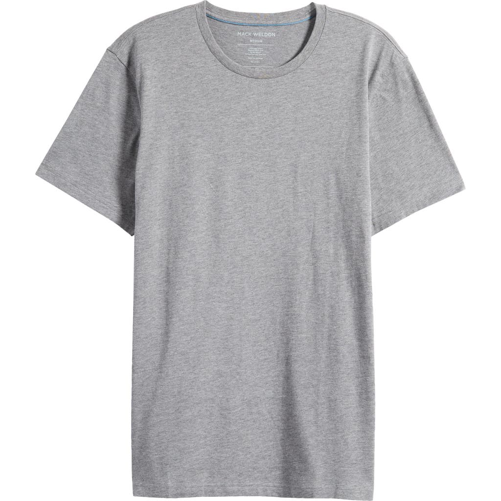 Mack Weldon Slim Fit Crewneck Pima Cotton T-shirt In Burgundy
