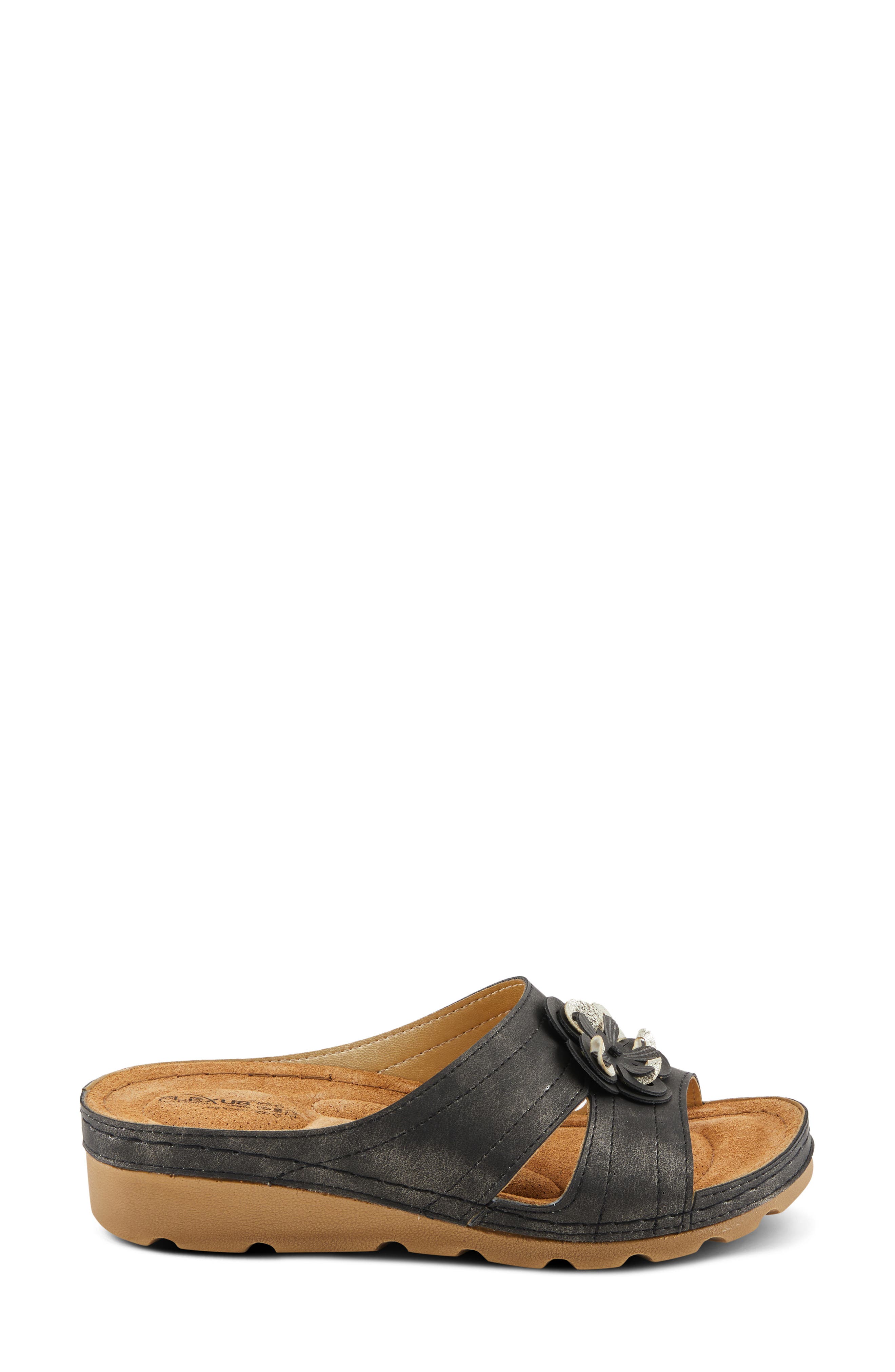 Flexus by Spring Step Afae Platform Wedge Slide Sandal, Alternate, color, 