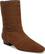 Favorite Daughter Addison Croc Embossed Bootie
