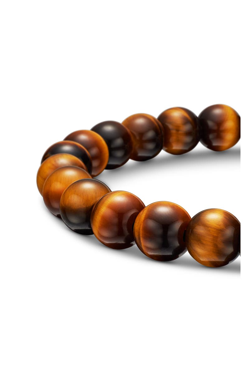 Men's Spiritual Beads Bracelet, Alternate, color, TIGER EYE