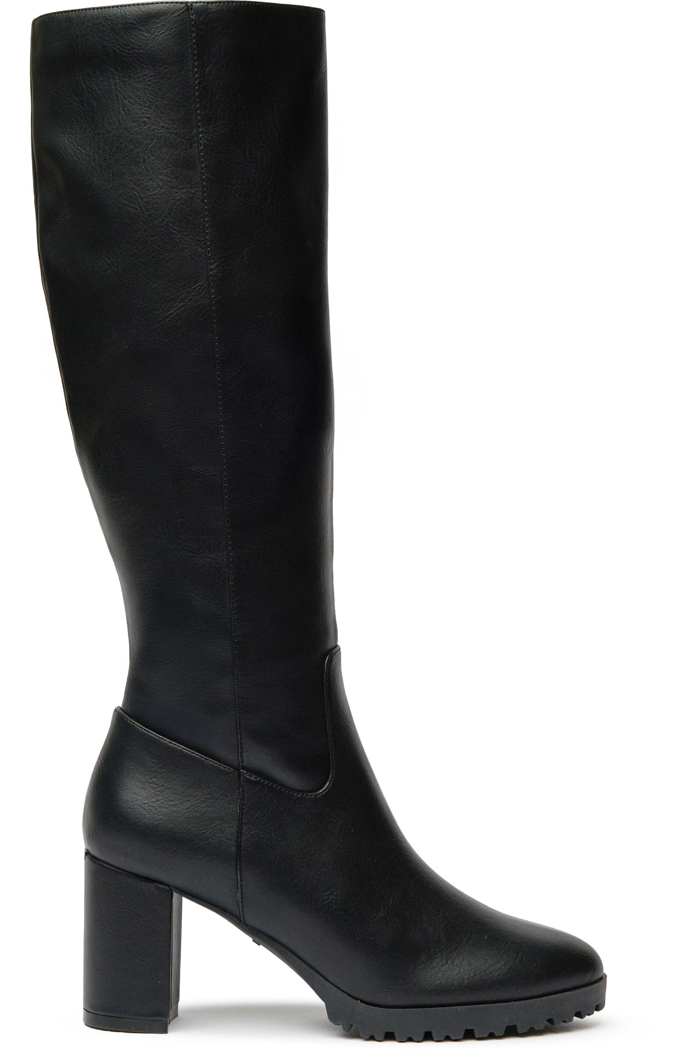 V.GAN LONDON Vegan Edam Knee-High Boots, Main, color, Black