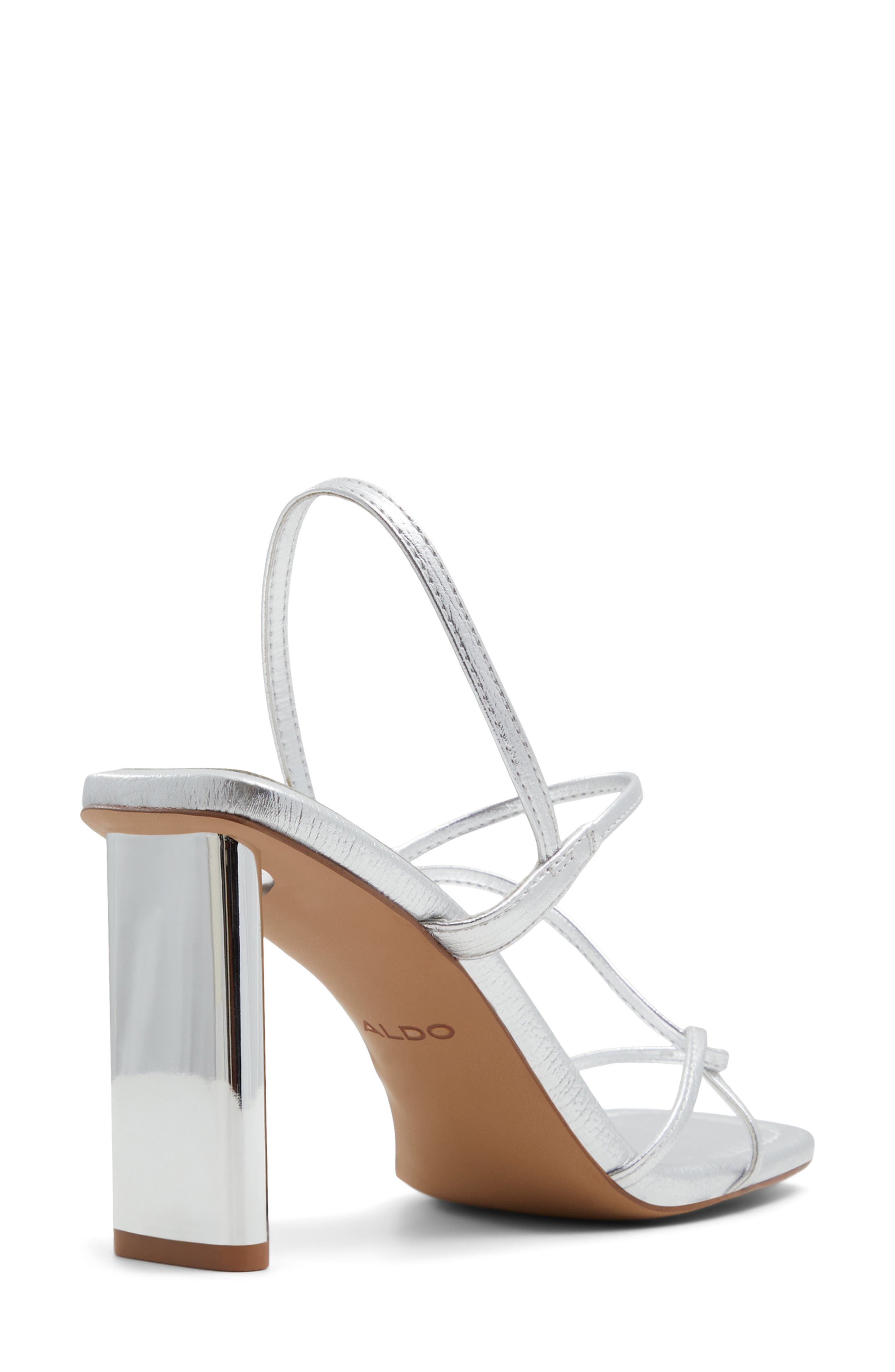 Megan Strappy Sandal, Alternate, color, SILVER