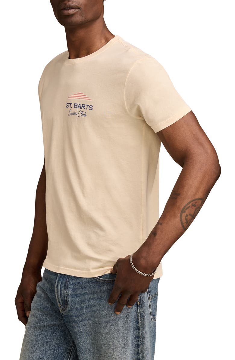Lucky Brand St. Bart's Swim Club Cotton Graphic T-Shirt, Alternate, color, Novelle Peach