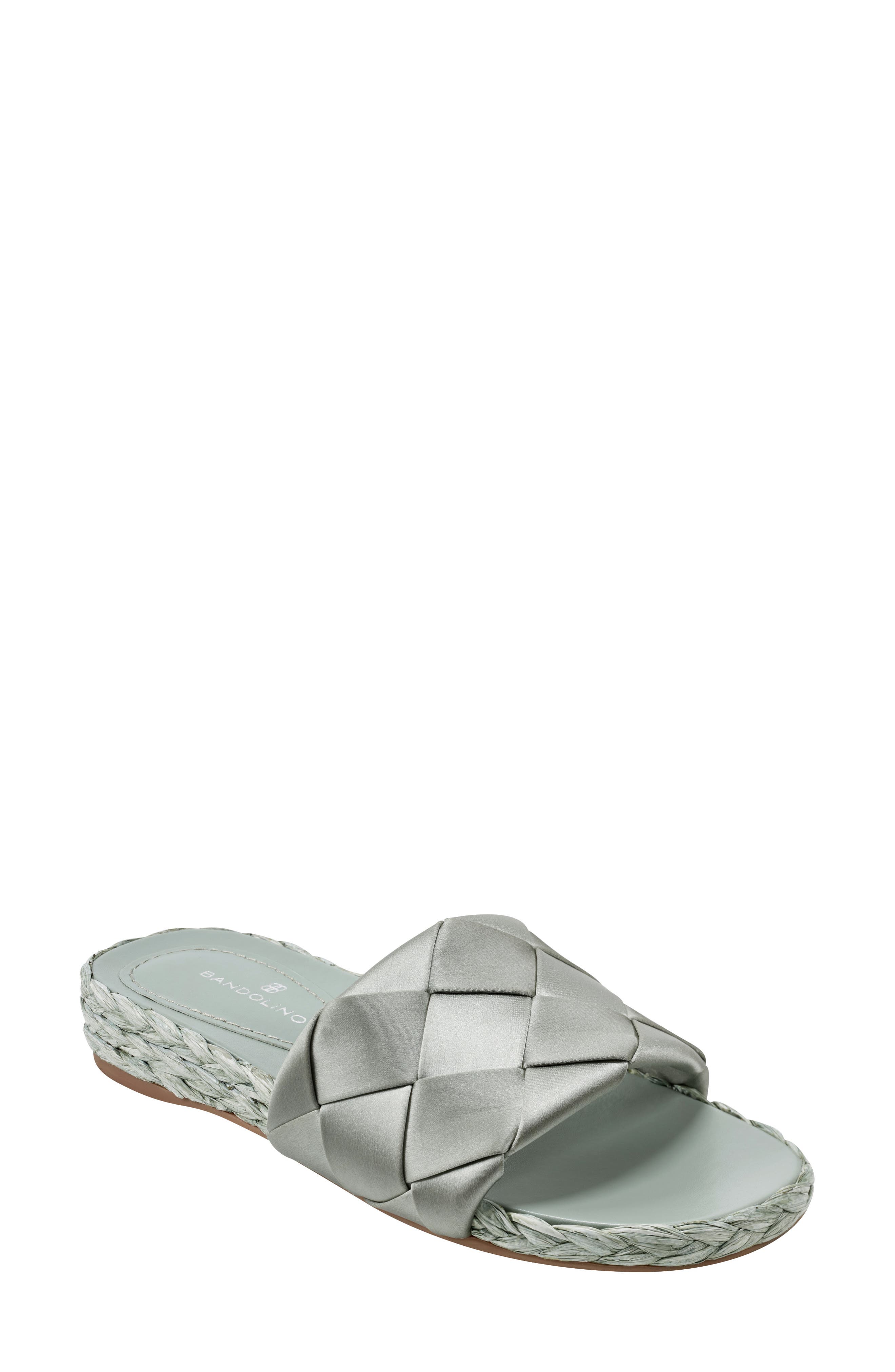 Deedee Slide Sandal, Main, color, LIGHT GREEN