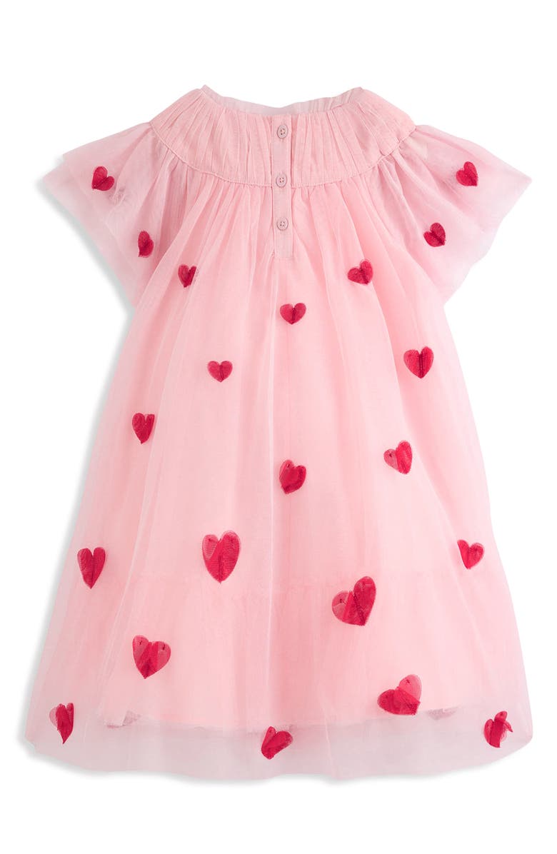 Mini Boden Kids' Embroidered Tulle Dress, Alternate, color, Chalk Pink Hearts