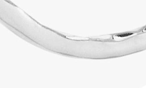 Ippolita Sterling Silver Classic Large Squiggle Hoop Earrings In Metallic