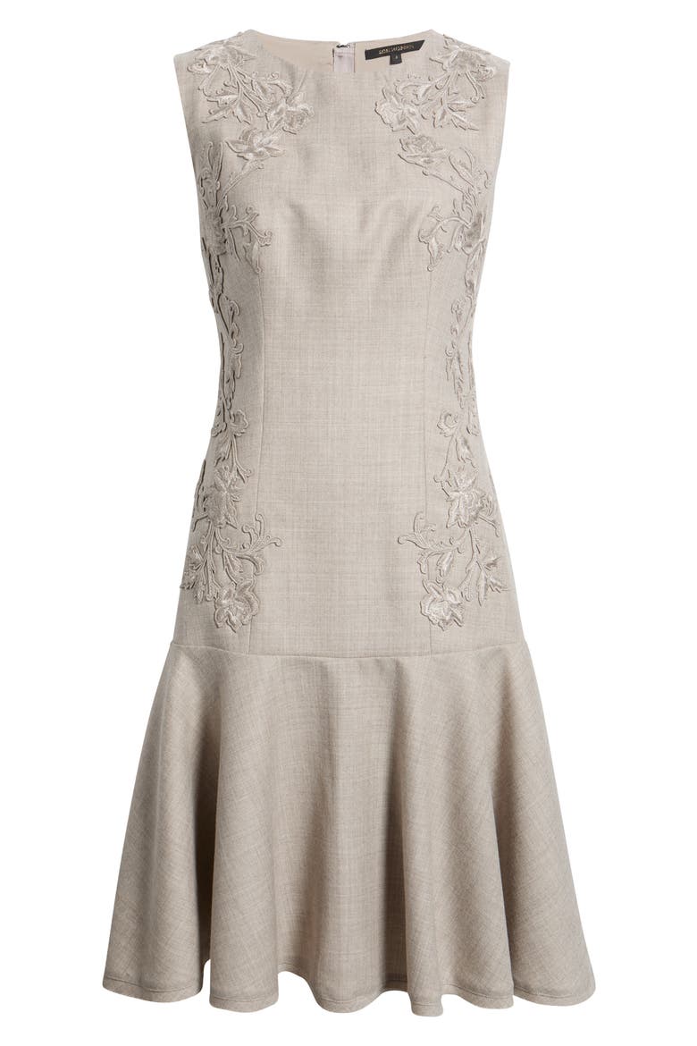 Tate Embroidered Wool Dress, Main, color, OAT