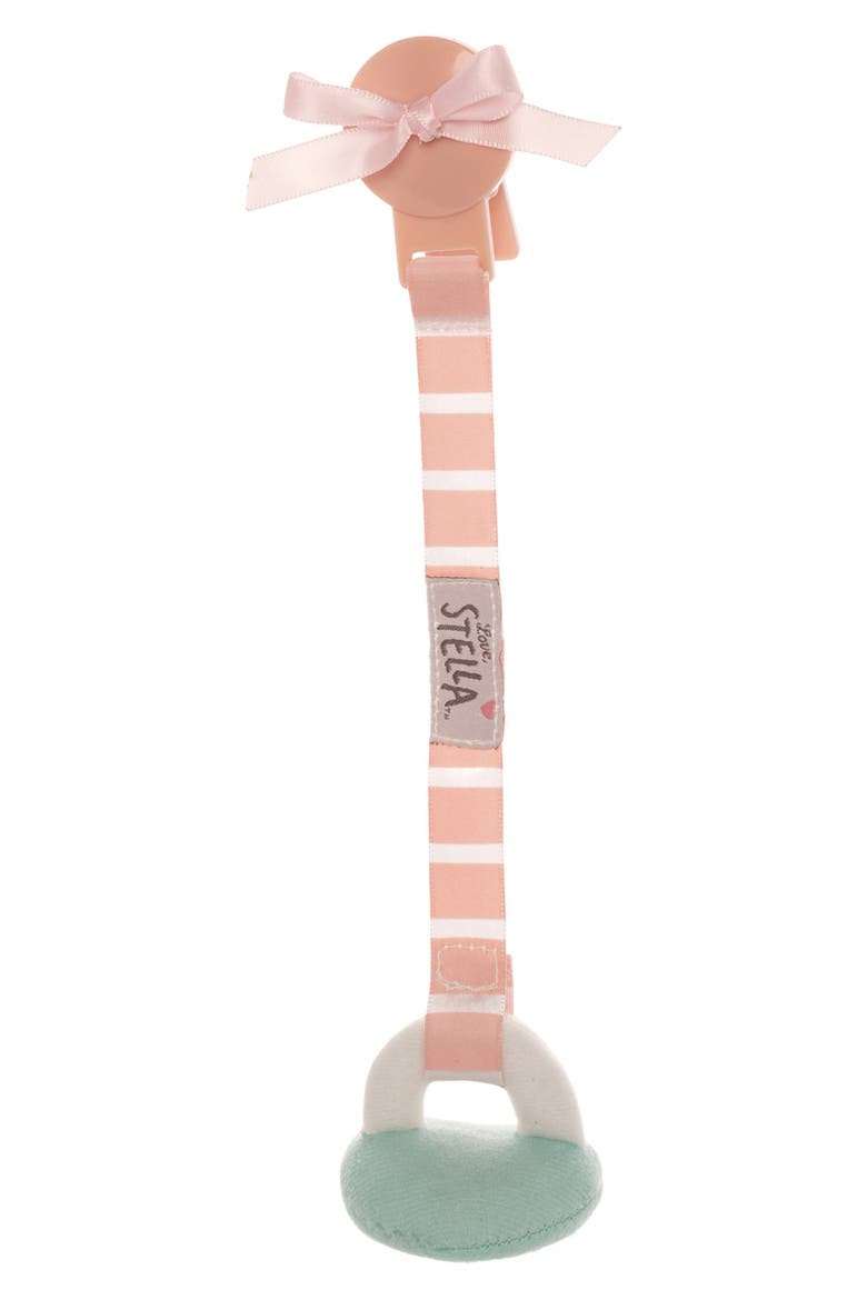 Love, Stella Pacifier & Clip Set, Alternate, color, MULTI-COLOR