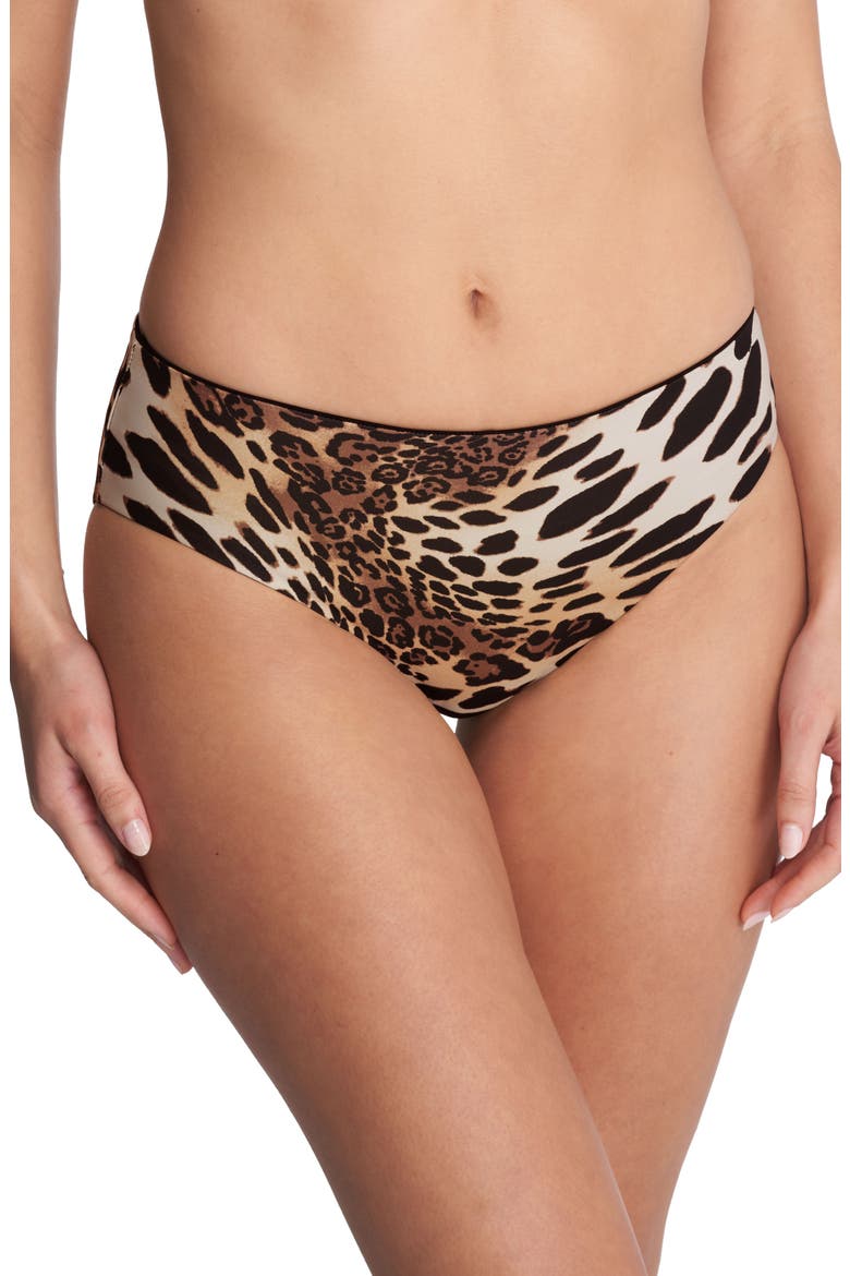 Reversible Bikini Bottoms, Main, color, LUXE LEOPARD / BLACK