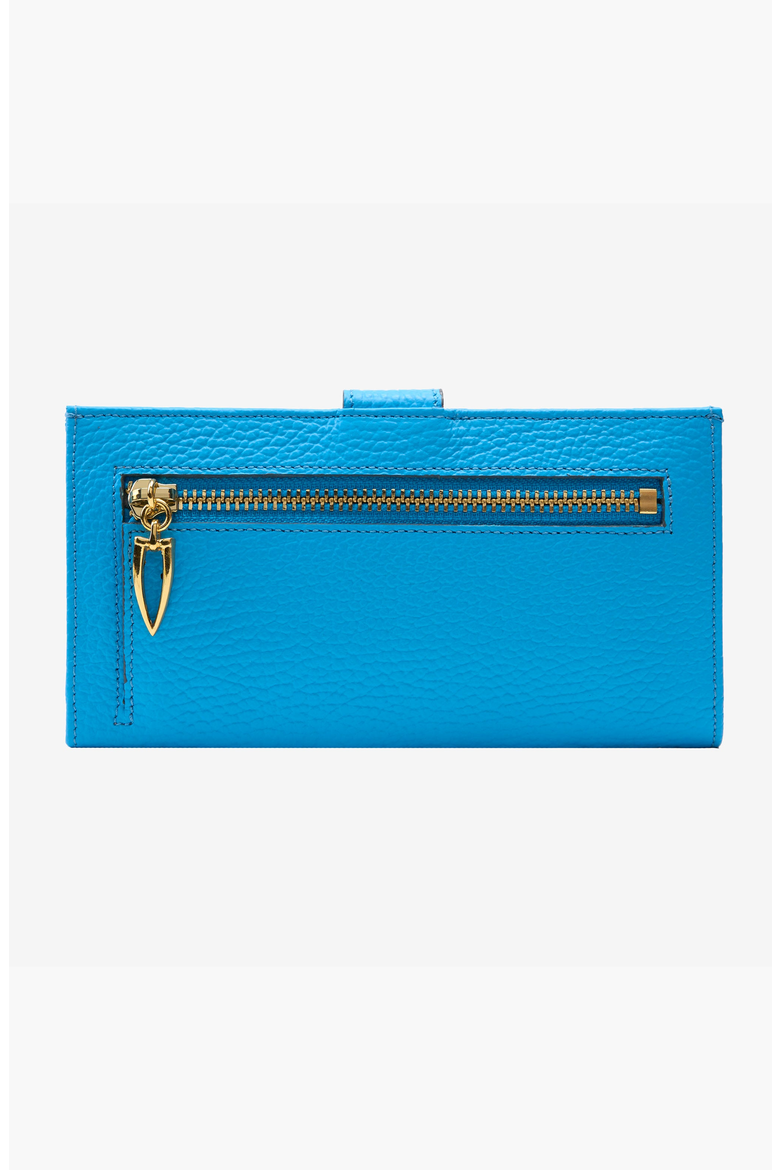 Ascot Long Slim Wallet, Alternate, color, Azure
