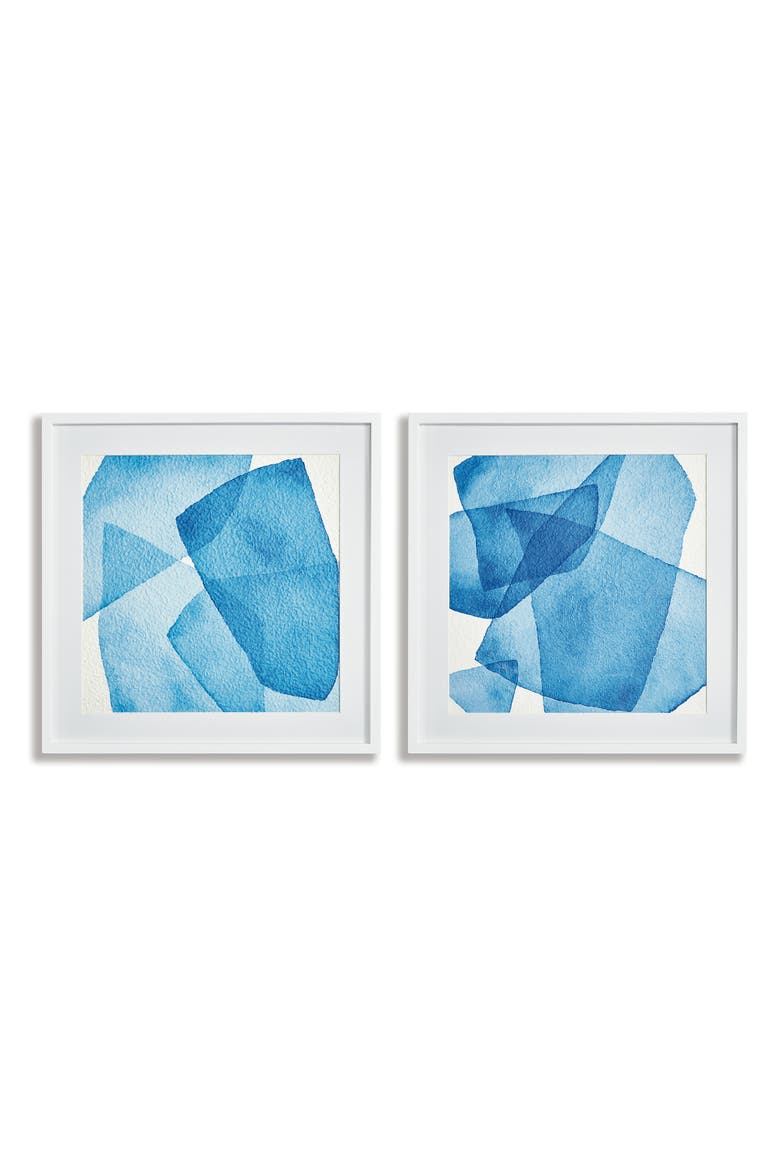 Abstract Watercolor Prints Set of 2, Main, color, Blue