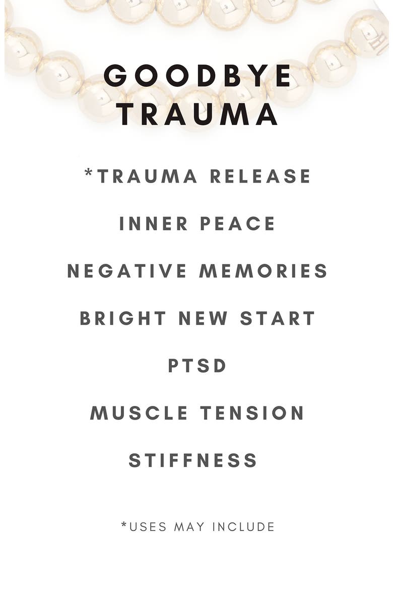 N5 Goodbye Trauma Set of 2 Healer's Bracelets, Alternate, color, YELLOW GOLD