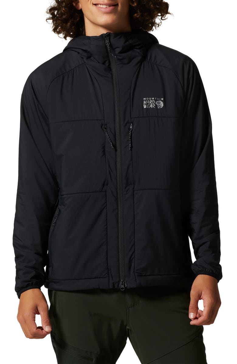 Mountain Hardwear Kor AirShell<sup>™</sup> Warm Hoodie, Main, color, Black