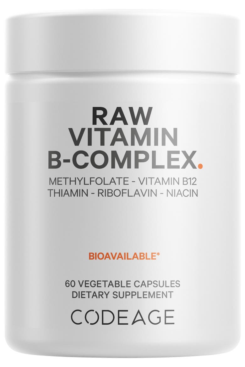 Raw Vitamin B-Complex Supplement, Main, color, White