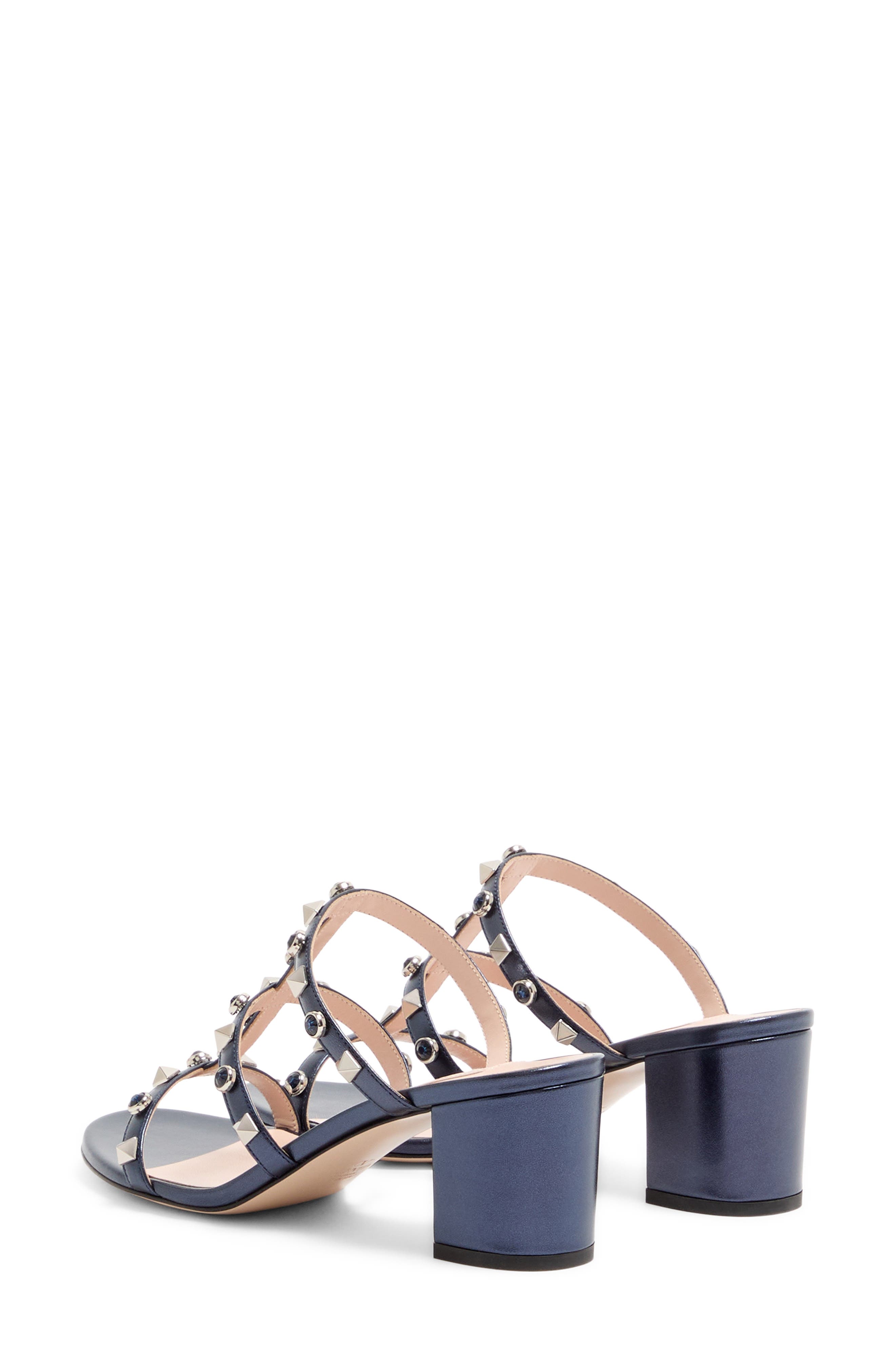 Valentino Garavani Rockstud Slide Sandal, Alternate, color, 