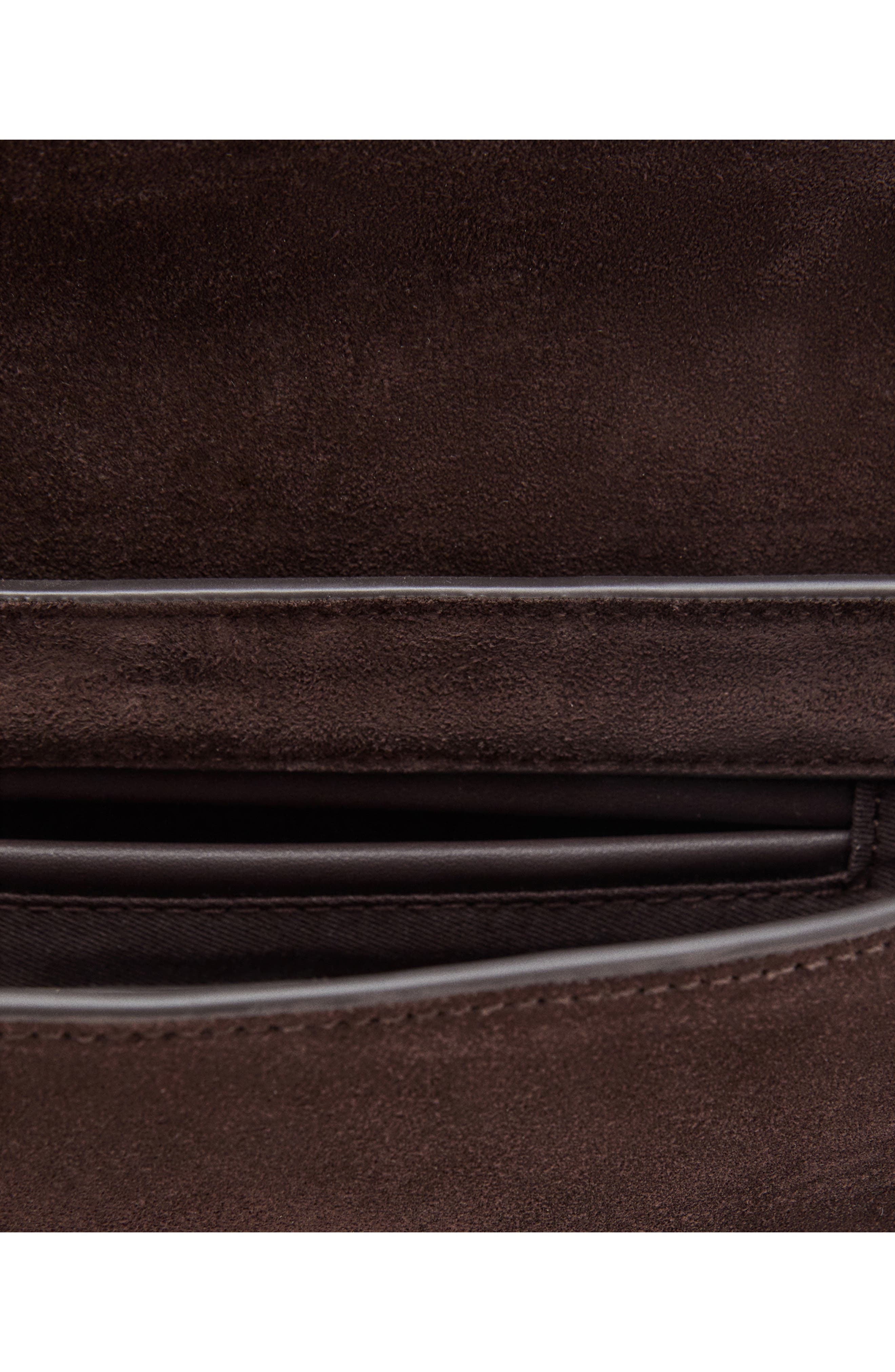 MANGO Suede Shoulder Bag, Alternate, color, 