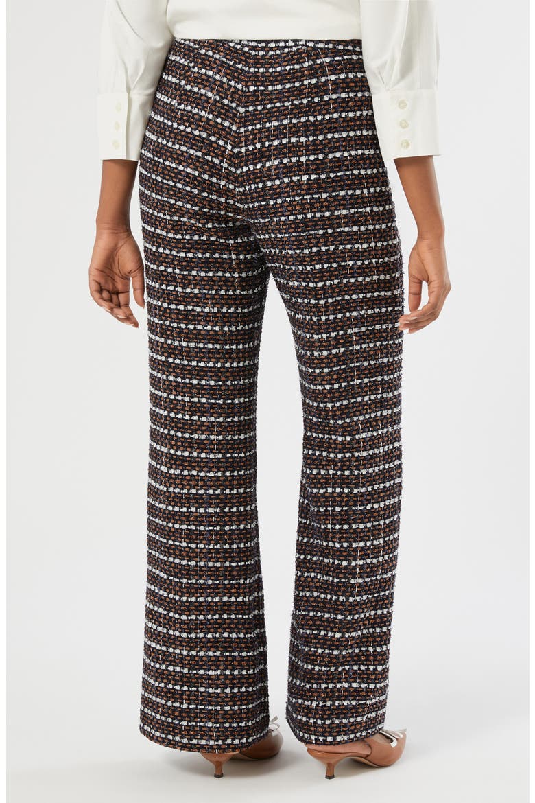 Nafona Wide Leg Pants, Alternate, color, BLUE BROWN
