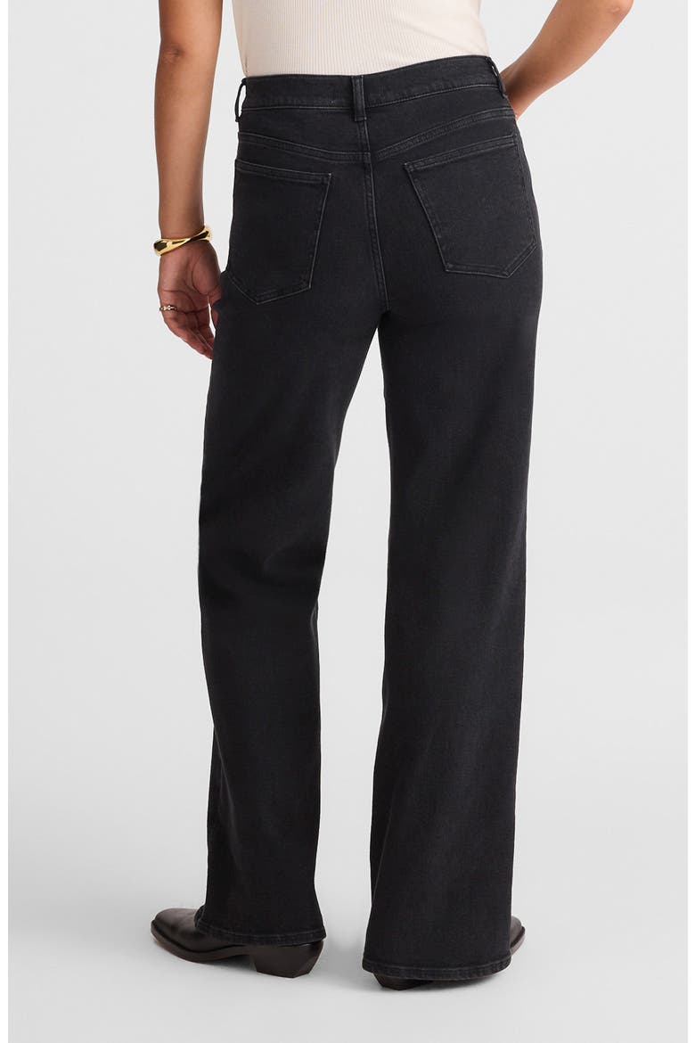 The Wide Leg Jeans, Alternate, color, BLACK FROST